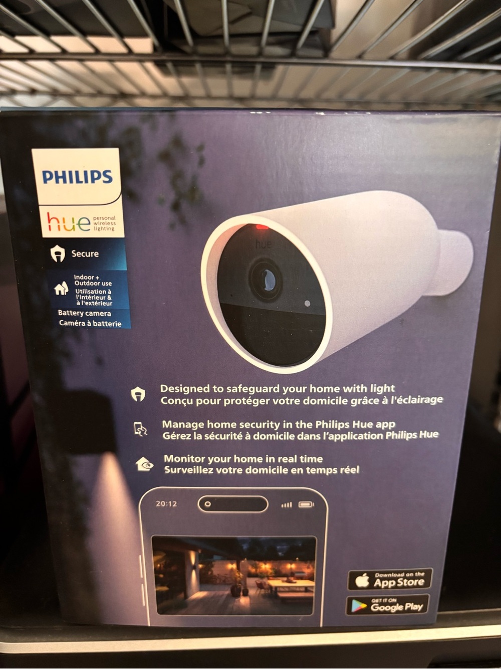 Philips White Hue Security Battery Camera - Compact Design - Picture 3 of 6